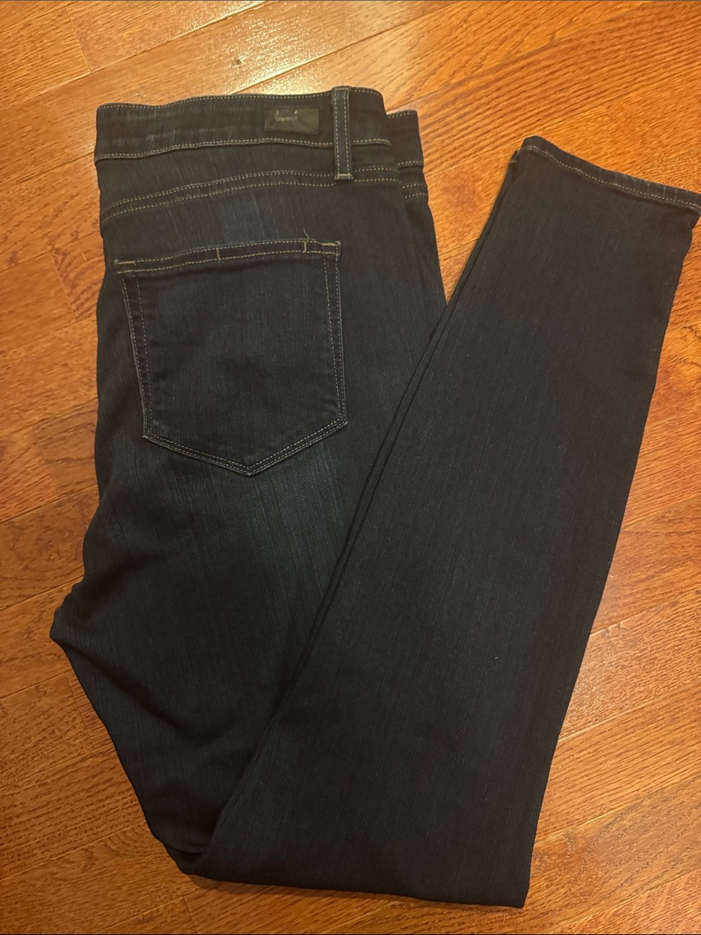 PAIGE Women's Hoxton Ultra Skinny Jeans in Dark Blue-Black Wash